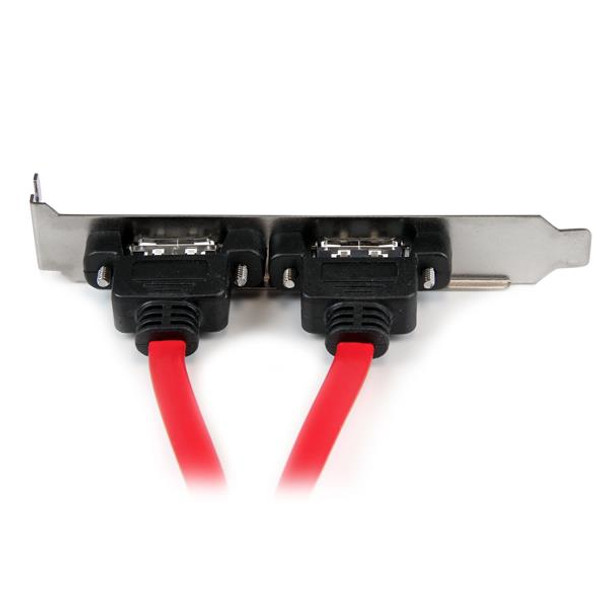 Startech.Com 2 Port Sata To Esata Slot Plate Bracket Esataplate2