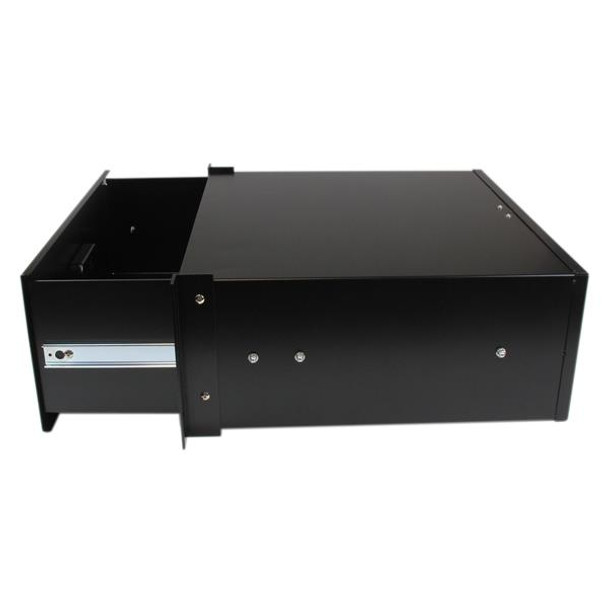 StarTech.com 4U Black Steel Storage Drawer for 19in Racks and Cabinets 4UDRAWER