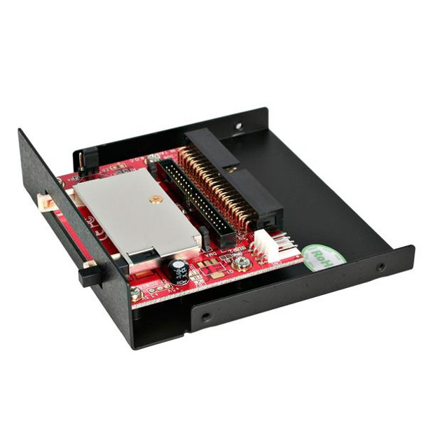Startech.Com 3.5In Drive Bay Ide To Single Cf Ssd Adapter Card Reader 35Baycf2Ide