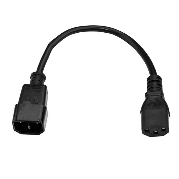 Startech.Com 6 Ft 14 Awg Computer Power Cord Extension - C14 To C13 Pxt100146