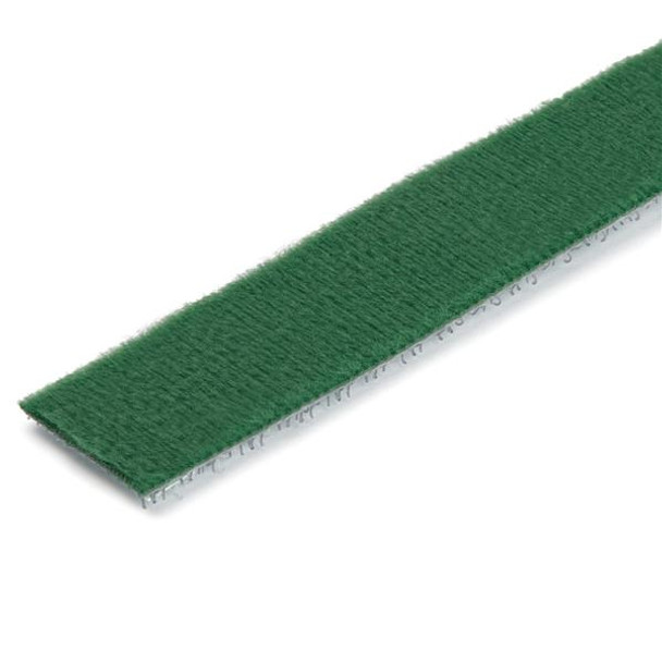 StarTech.com 25ft Hook and Loop Roll - Cut-to-Size Reusable Cable Ties - Bulk Industrial Wire Fastener Tape /Adjustable Fabric Wraps Green / Resuable Self Gripping Cable Management Straps (HKLP25GN) HKLP25GN