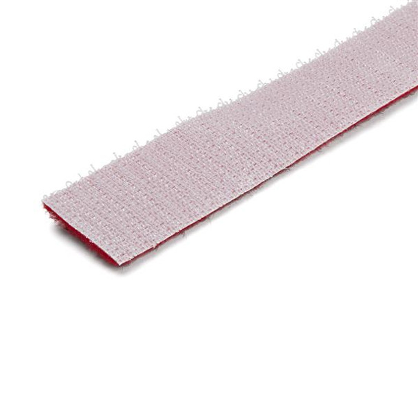 StarTech.com 100ft Hook and Loop Roll - Cut-to-Size Reusable Cable Ties - Bulk Industrial Wire Fastener Tape /Adjustable Fabric Wraps Red / Resuable Self Gripping Cable Management Straps (HKLP100RD) HKLP100RD