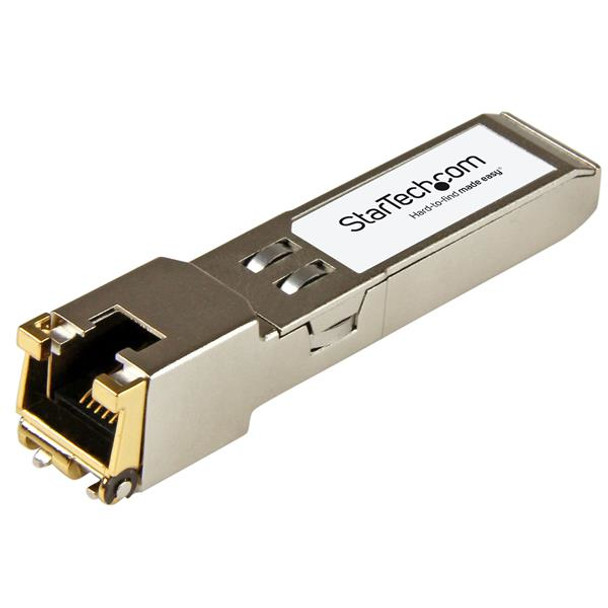StarTech.com Extreme Networks 10050 Compatible SFP Module - 1000BASE-T - SFP to RJ45 Cat6/Cat5e - 1GE Gigabit Ethernet SFP - RJ-45 100m 10050-ST