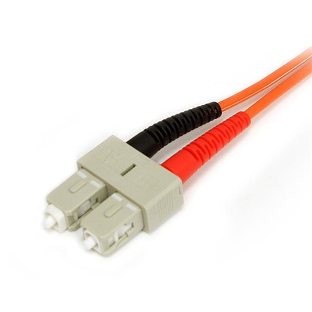 StarTech.com 2m Multimode 62.5/125 Duplex Fiber Patch Cable LC - SC FIBLCSC2