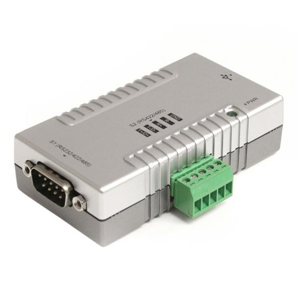 StarTech.com 2 Port USB to RS232 RS422 RS485 Serial Adapter with COM Retention ICUSB2324852