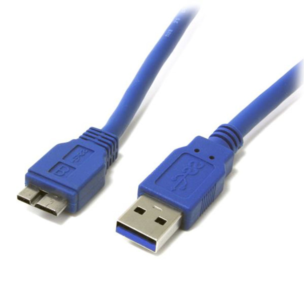 StarTech.com 3 ft SuperSpeed USB 3.0 Cable A to Micro B USB3SAUB3