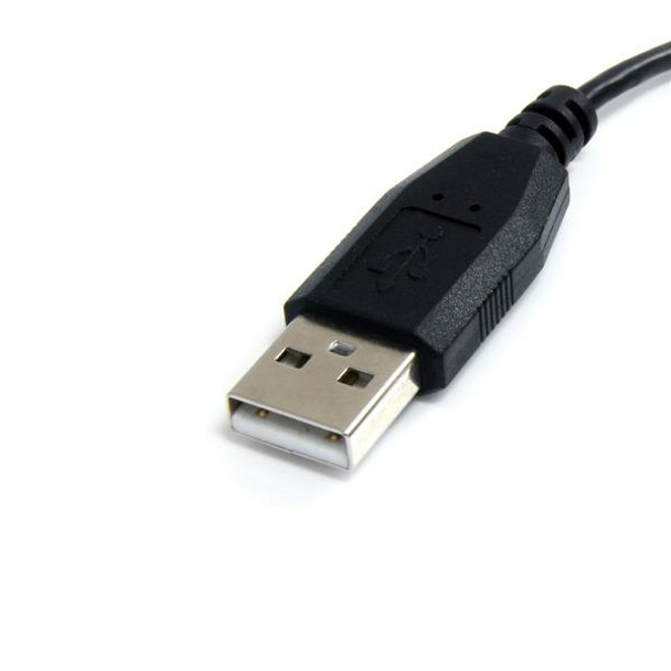 StarTech.com 6 ft Micro USB Cable - A to Left Angle Micro B UUSBHAUB6LA