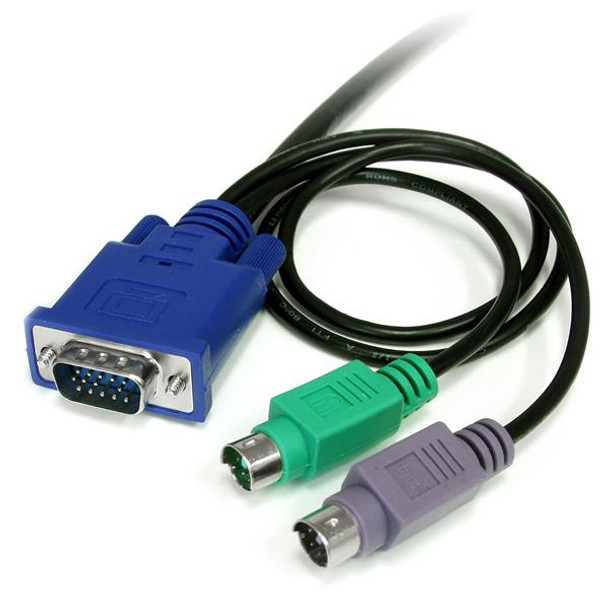 StarTech.com 6 ft 3-in-1 Ultra Thin PS/2 KVM Cable SVECON6