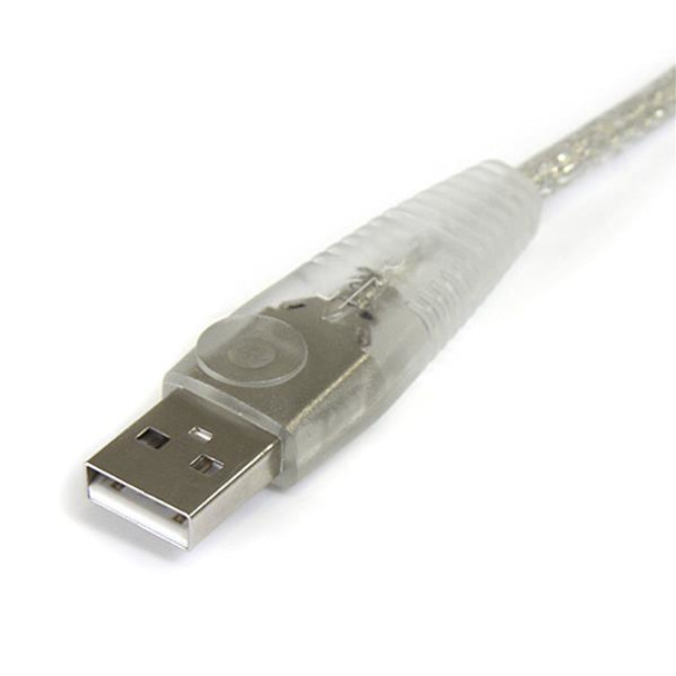 Startech.Com 15 Ft Transparent Usb 2.0 Cable - A To B Usb2Hab15T