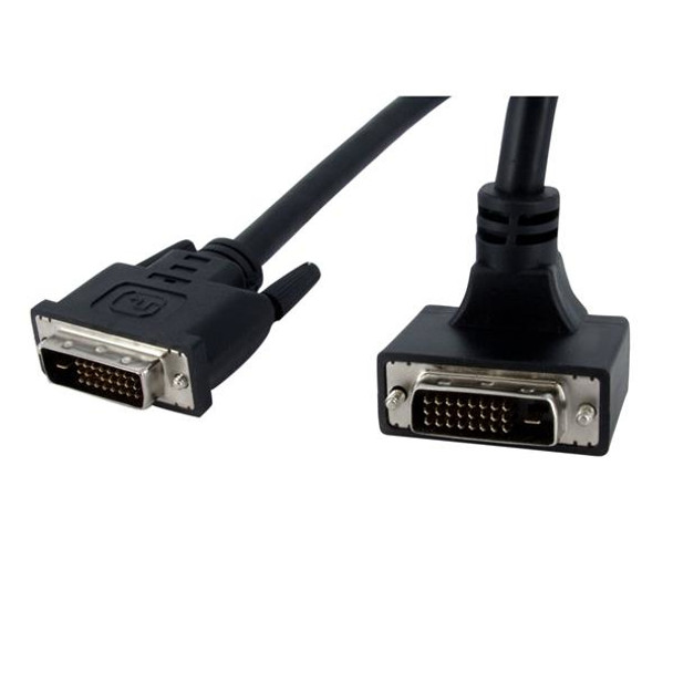 StarTech.com 6 ft 90&deg; Upward Angled Dual Link DVI-D Monitor Cable - M/M DVIDDMMTA6