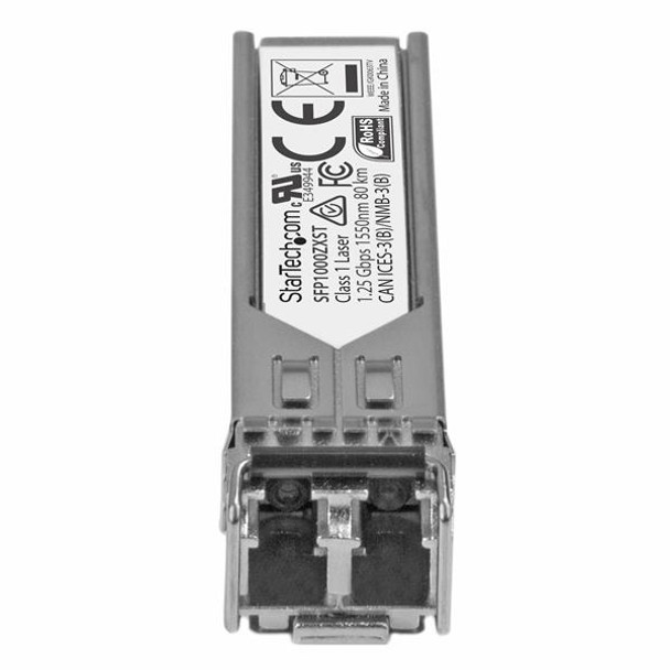 StarTech.com MSA Uncoded SFP Module - 1000BASE-ZX - 1GbE Single Mode Fiber (SMF) Optic Transceiver - 1GE Gigabit Ethernet SFP - LC 70km - 1550nm - DDM SFP1000ZXST