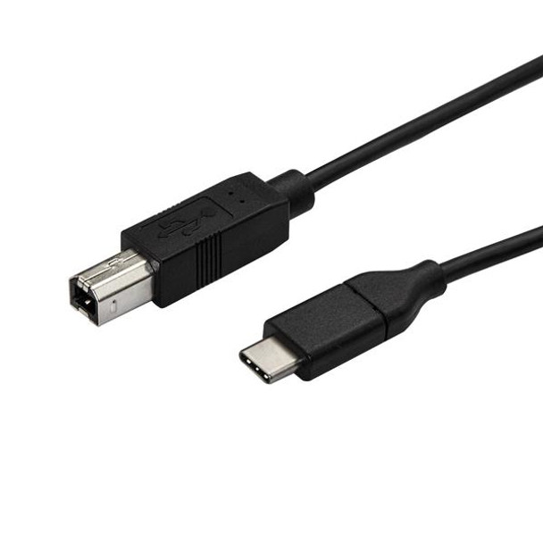 Startech.Com Usb-C To Usb-B Printer Cable - M/M - 3 M (10 Ft.) - Usb 2.0 Usb2Cb3M