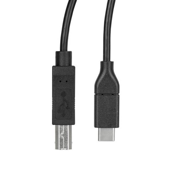 Startech.Com Usb-C To Usb-B Printer Cable - M/M - 3 M (10 Ft.) - Usb 2.0 Usb2Cb3M