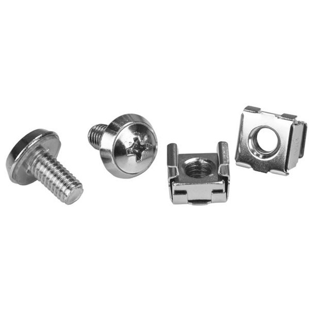 StarTech.com M6 Rack Screws and M6 Cage Nuts - 20 Pack CABSCRWM620