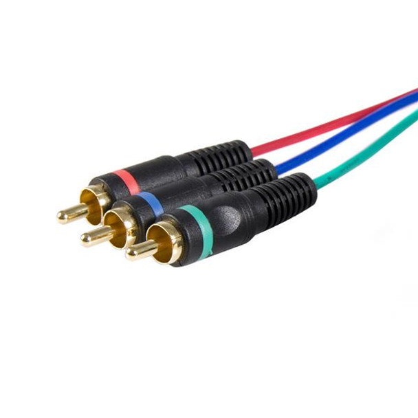 StarTech.com 3 ft HD15 to Component RCA Breakout Cable Adapter - M/M HD15CPNTMM3