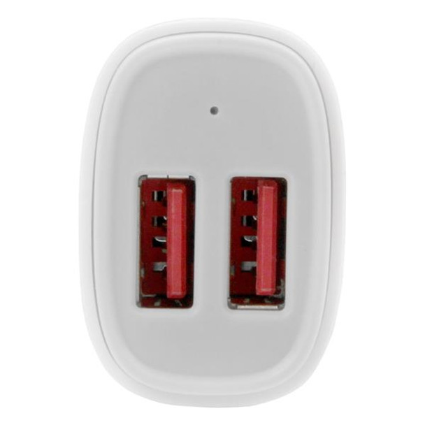 Startech.Com Dual-Port Usb Car Charger - 24W/4.8A - White Usb2Pcarwhs