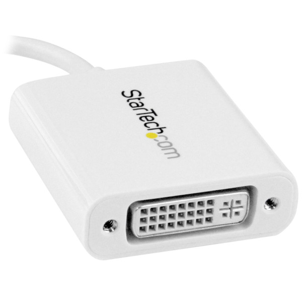 StarTech.com USB-C to DVI Adapter - White CDP2DVIW