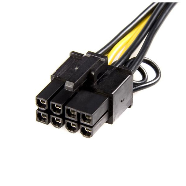 Startech.Com Pci Express 6 Pin To 8 Pin Power Adapter Cable Pciex68Adap