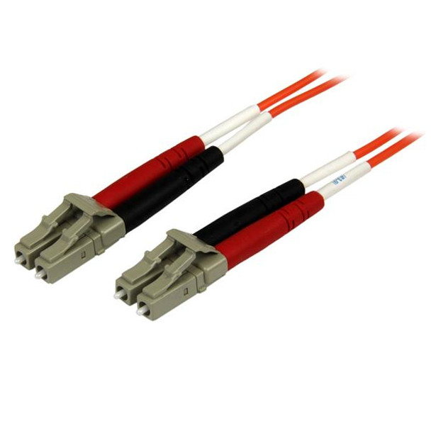StarTech.com Fiber Optic Cable - Multimode Duplex 50/125 - OFNP Plenum - LC/LC - 3 m 50FIBPLCLC3