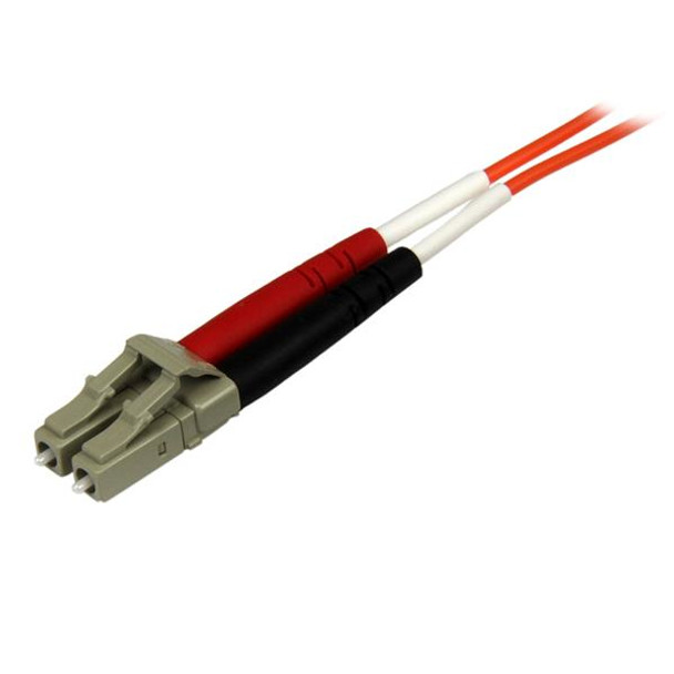 StarTech.com Fiber Optic Cable - Multimode Duplex 50/125 - OFNP Plenum - LC/LC - 2 m 50FIBPLCLC2