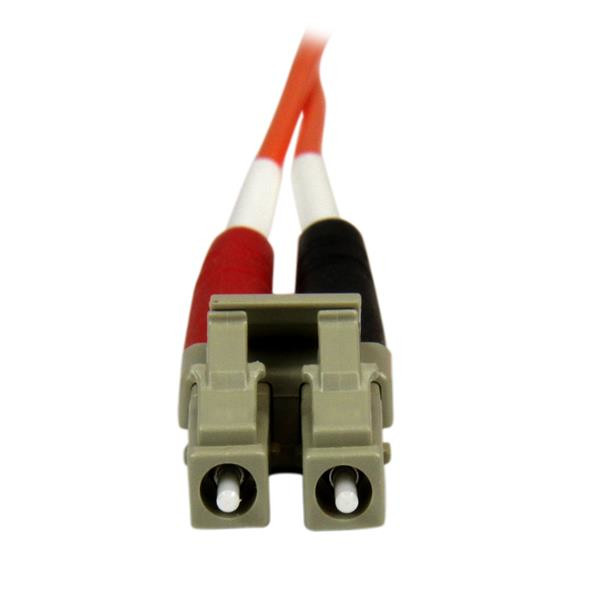 StarTech.com Fiber Optic Cable - Multimode Duplex 50/125 - OFNP Plenum - LC/LC - 2 m 50FIBPLCLC2