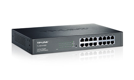 TP-LINK 16-Port Gigabit Easy Smart Network Switch TL-SG1016DE