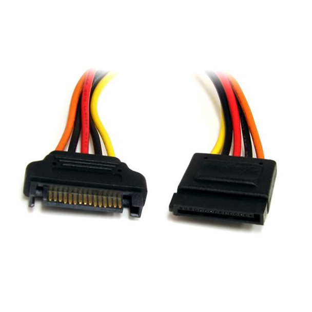 StarTech.com 12in 15 pin SATA Power Extension Cable SATAPOWEXT12