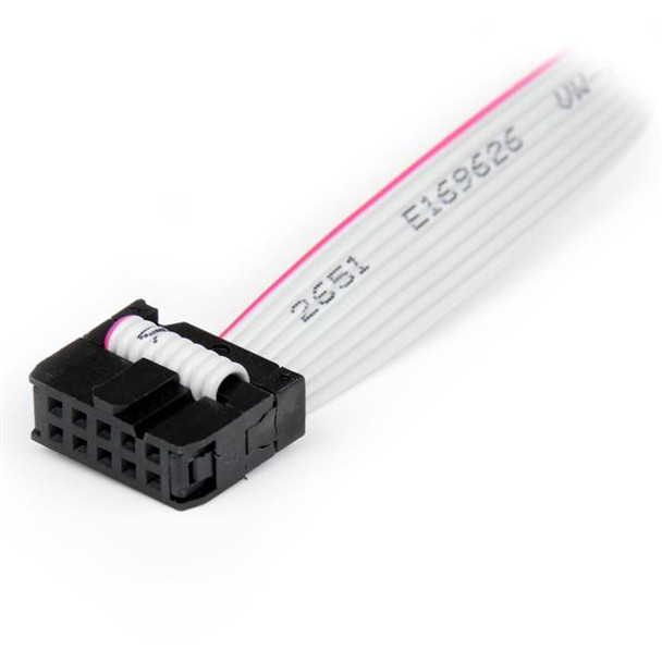 StarTech.com 2 Port 16in DB9 Serial Port Bracket to 10 Pin Header PLATE9M2P16