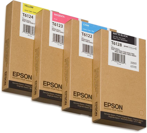 Epson Singlepack Matte Black T612800 220 ml T612800