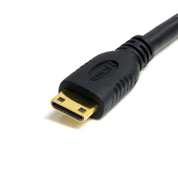 Startech.Com 1 Ft High Speed Hdmi Cable With Ethernet - Hdmi To Hdmi Mini- M/M Hdmiacmm1