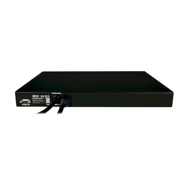 Tripp Lite 1.4kW Single-Phase ATS / Switched PDU, 120V (8 5-15R), 2 5-15P, 100-127V Input, 2 12ft Cords, 1U Rack-Mount PDUMH15ATNET