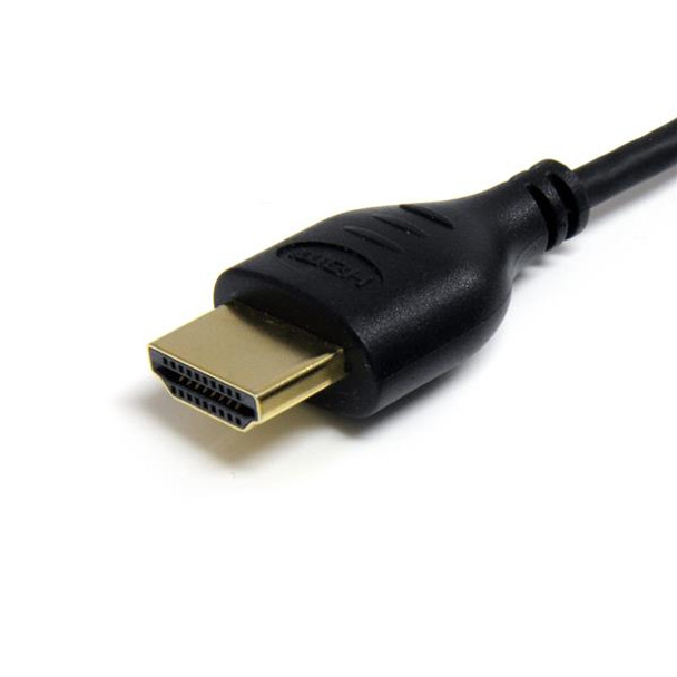 Startech.Com 3 Ft Slim High Speed Hdmi Cable With Ethernet - Ultra Hd 4K X 2K Hdmi Cable - Hdmi To Hdmi M/M Hdmimm3Hss
