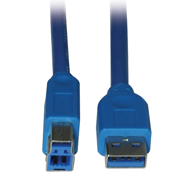 Tripp Lite USB 3.0 SuperSpeed Device Cable (AB M/M), 3-ft. U322-003