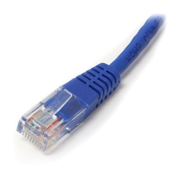 StarTech.com 75 ft Cat5e Blue Molded RJ45 UTP Cat 5e Patch Cable - 75ft Patch Cord M45PATCH75BL