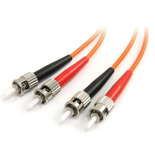 StarTech.com 2m Multimode 62.5/125 Duplex Fiber Patch Cable ST - ST FIBSTST2