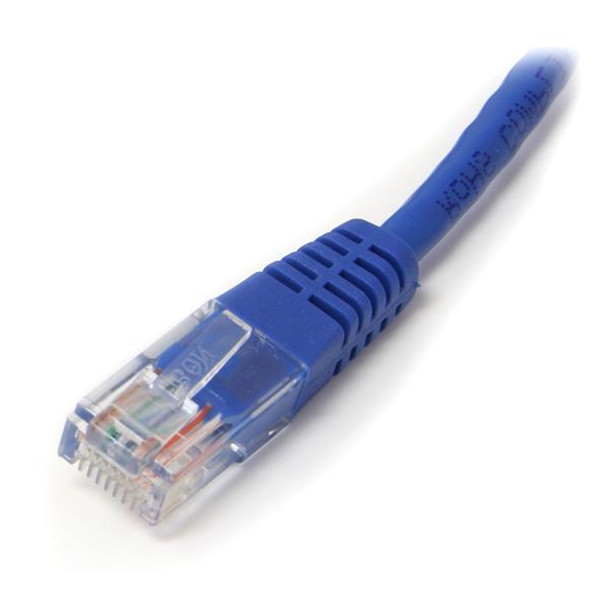 StarTech.com 15 ft Cat5e Blue Molded RJ45 UTP Cat 5e Patch Cable - 15ft Patch Cord M45PATCH15BL