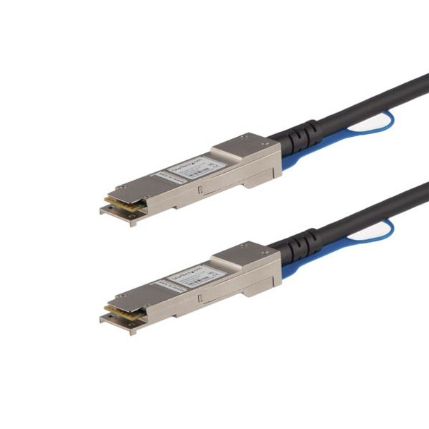 StarTech.com Juniper EX-QSFP-40GE-DAC-50CM Compatible 0.5m 40G QSFP+ to QSFP+ Direct Attach Cable Twinax - 40GbE QSFP+ Copper DAC 40 Gbps Low Power Passive Transceiver Module DAC EXQSFP4050CM