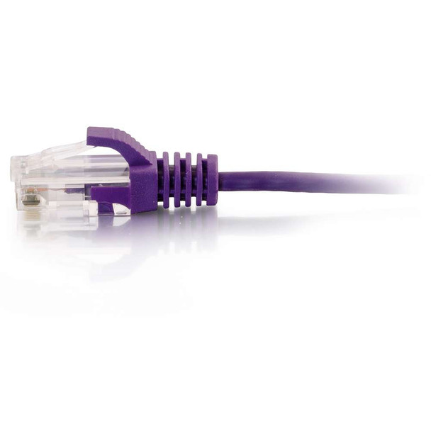 C2G 5FT CAT6 PURPLE CABLE UTP SLIM networking cable 1.524 m U/UTP (UTP) 01182