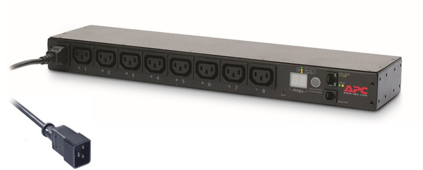 APC AP7921B power distribution unit (PDU) 8 AC outlet(s) 0U/1U Black AP7921B