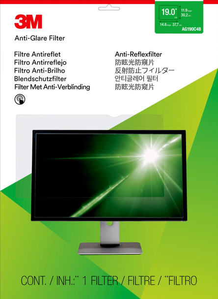 3M Anti-Glare Filter for 19" Standard Monitor AG190C4B