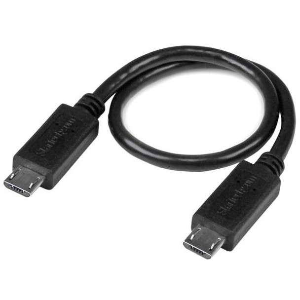 StarTech.com USB OTG Cable - Micro USB to Micro USB - M/M - 8 in. UUUSBOTG8IN