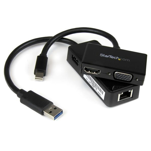 StarTech.com 2-in-1 Surface Pro Adapter Kit MSTS3MDPUGBK
