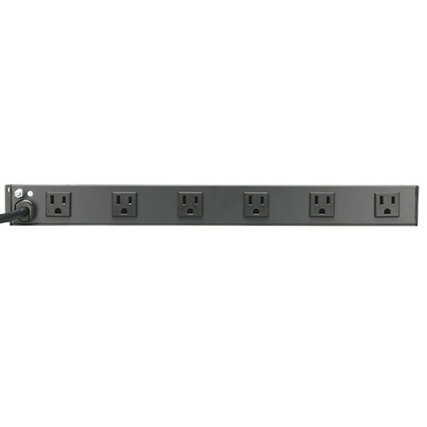 Tripp Lite 1U Rack-Mount Power Strip, 120V, 15A, 5-15P, 12 Outlets (Right-Angled Widely Spaced), 15-ft. Cord RS1215-RA