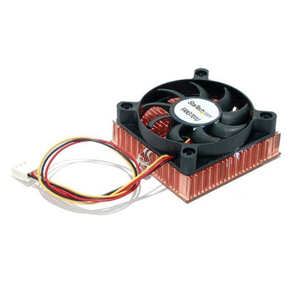 Startech.Com 1U 60X10Mm Socket 7/370 Cpu Cooler Fan W/ Copper Heatsink & Tx3 Fan3701U