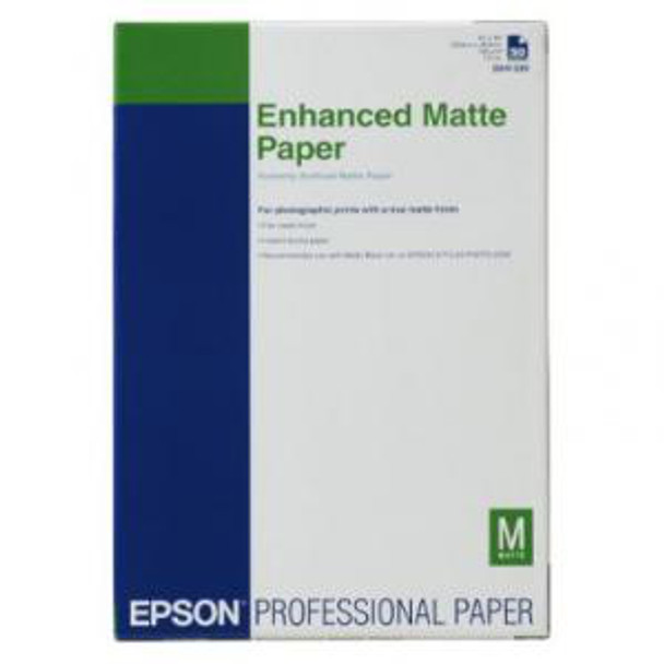 Epson Enhanced Matte Paper, Din A3+, 192G/M², 100 Sheets S041605