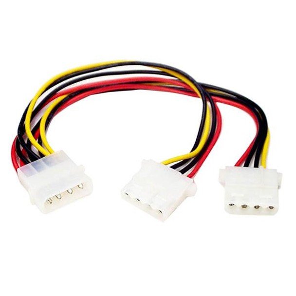 Startech.Com Lp4 To 2X Lp4 Power Y Splitter Cable M/F Pyo2L