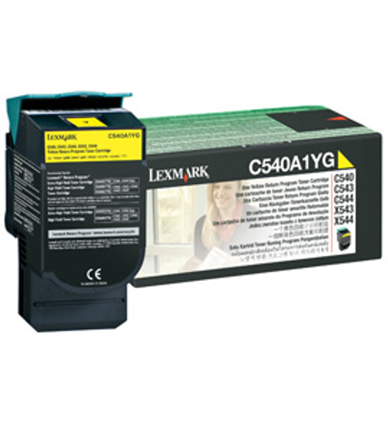 Lexmark C540A1YG toner cartridge 1 pc(s) Original Yellow C540A1YG