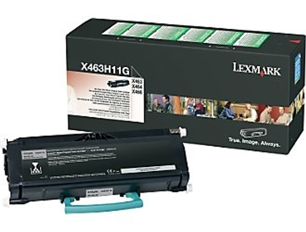 Lexmark X463, X464, X466 High Yield Return Program toner cartridge Original Black X463H11G