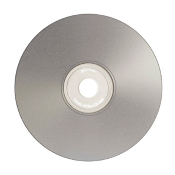 Verbatim CD-RW 80MIN 700MB 2X-4X DataLifePlus Silver Inkjet Printable 50pk Spindle 50 pc(s) 95159