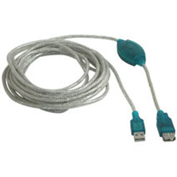 C2G USB A Male to A Female Active Extension Cable 5m USB cable Beige 39978